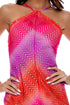 Luli Fama Luli Sunset Diamond Cut Short Dress